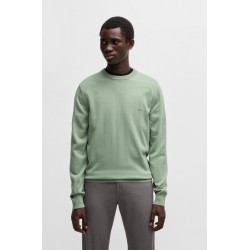 Pull en coton à logo brodé BOSS