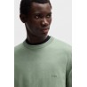 Pull en coton à logo brodé BOSS