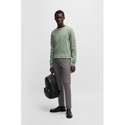 Pull en coton à logo brodé BOSS