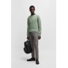 Pull en coton à logo brodé BOSS