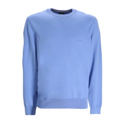 Pull en coton à logo brodé BOSS