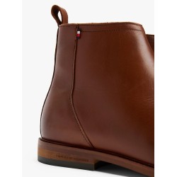 Bottes Chelsea en cuir zippées TOMMY HILFIGER