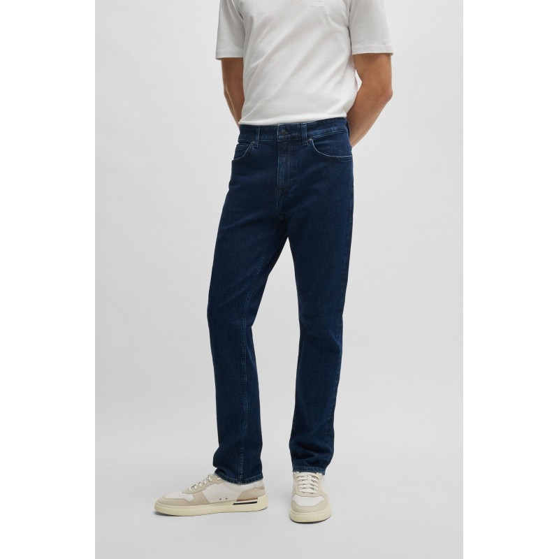 Jean Slim Delaware en denim stretch indigo BOSS