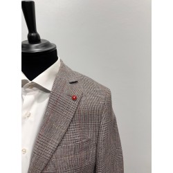 Veste en lin Prince de Galles ATELIER TORINO