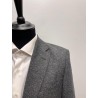 Veste Slim Fit en laine mélangée à micro motif BOSS