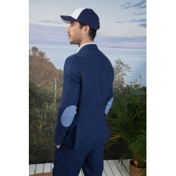 Veste en lin avec coudières VICOMTE A.