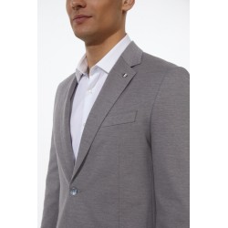 Veste ajustée en coton mélangé BOSS