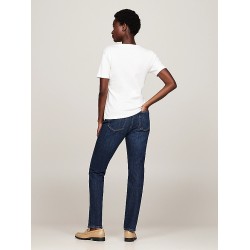 T-shirt ajusté à col en V TOMMY HILFIGER