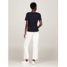 T-shirt ajusté à col en V TOMMY HILFIGER