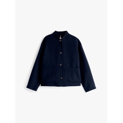 Veste en laine majoritaire à col baseball TOMMY HILFIGER