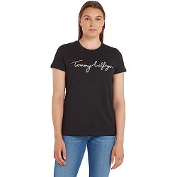T-shirt logo cursive TOMMY HILFIGER