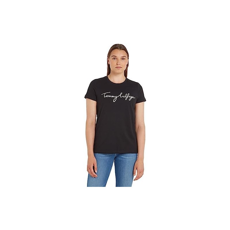 T-shirt logo cursive TOMMY HILFIGER