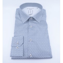 Chemise MODERN FIT bleu clair imprimé ETERNA