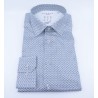Chemise MODERN FIT bleu clair imprimé ETERNA