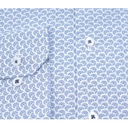 Chemise MODERN FIT bleu clair imprimé ETERNA