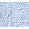 Chemise MODERN FIT bleu clair imprimé ETERNA