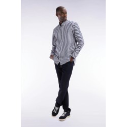 Chemise à rayures bâtons en coton EDEN PARK
