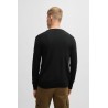 Cardigan en laine mélangée BOSS