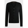 Cardigan en laine mélangée BOSS