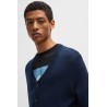 Cardigan en laine mélangée BOSS