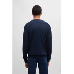 Cardigan en laine mélangée BOSS