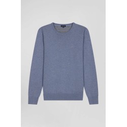 Pull col rond en laine-coton EDEN PARK
