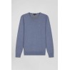 Pull col rond en laine-coton EDEN PARK