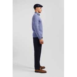 Pull col rond en laine-coton EDEN PARK