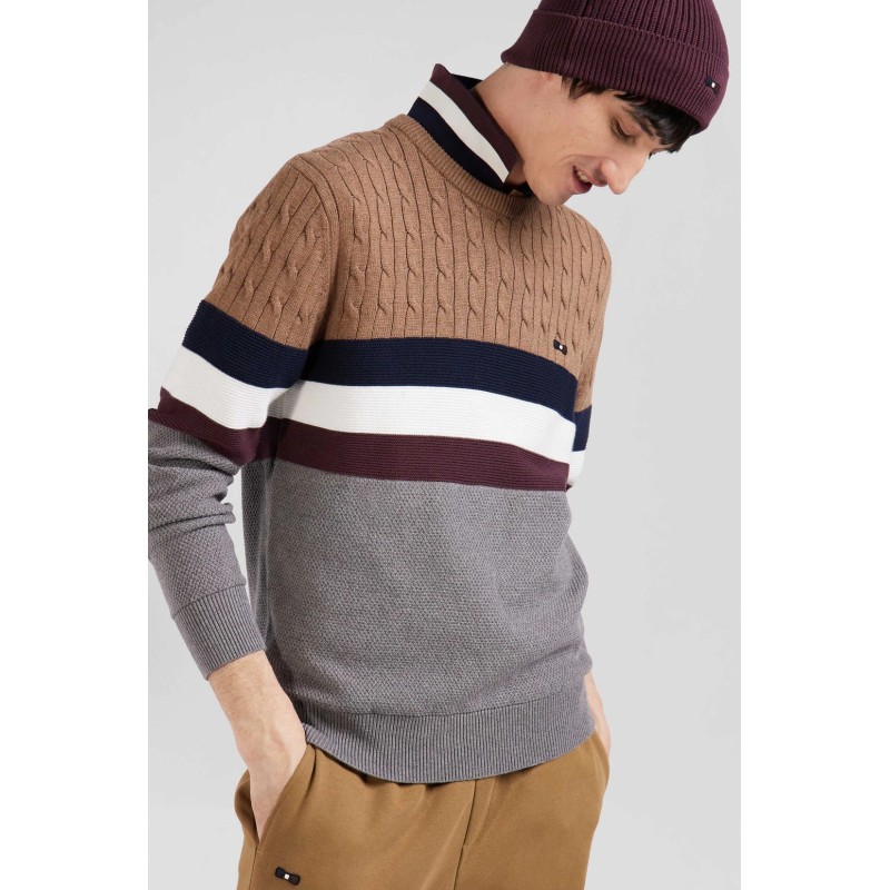 Pull col rond en maille EDEN PARK