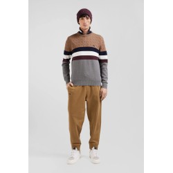 Pull col rond en maille EDEN PARK