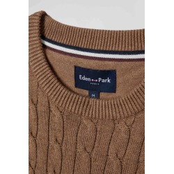 Pull col rond en maille EDEN PARK