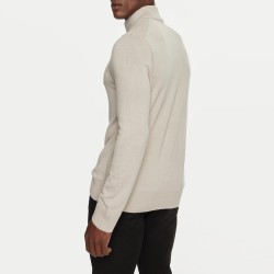 Pull col cheminé en laine BOSS