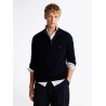 Pull demi-zip chevron TOMMY HILFIGER