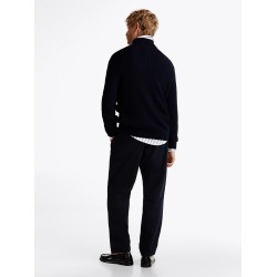 Pull demi-zip chevron TOMMY HILFIGER