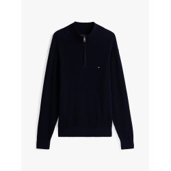 Pull demi-zip chevron TOMMY HILFIGER