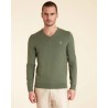 Pull col V avec coudières VICOMTE A.