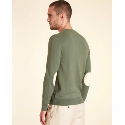 Pull col V avec coudières VICOMTE A.