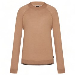 Pull col cheminé en laine BOSS