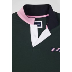 Polo en piqué de coton brodé EDEN PARK