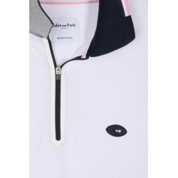 Polo col zippé slim EDEN PARK