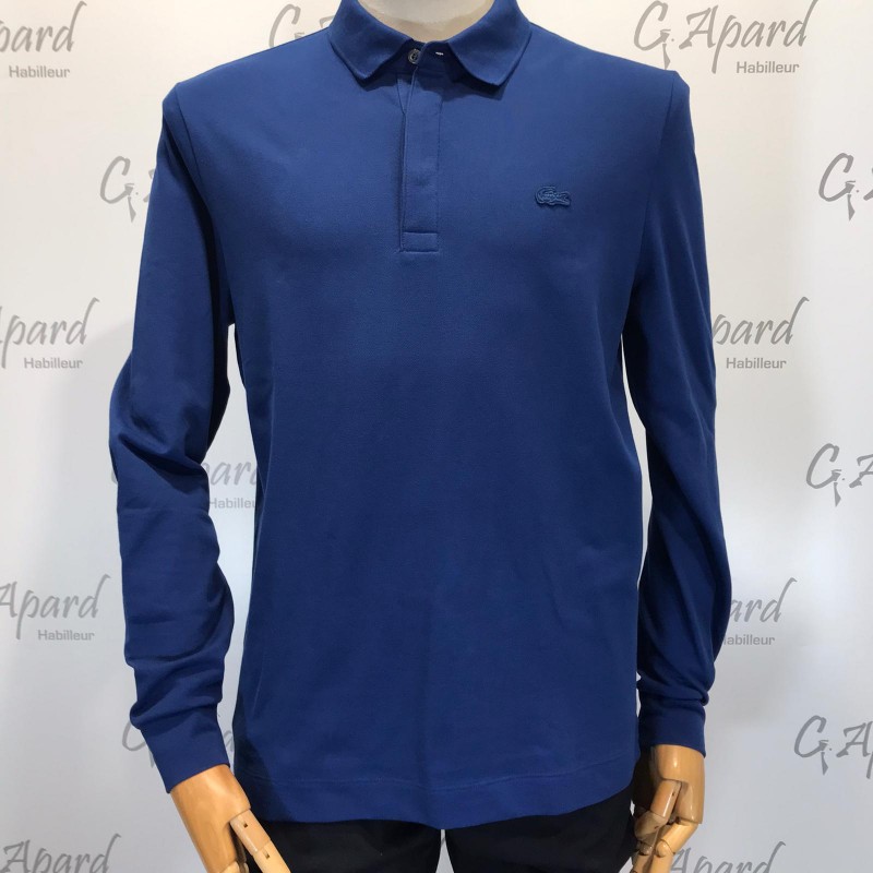 Paris Polo classique Lacoste manches longues en coton stretch LACOSTE
