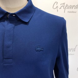 Paris Polo classique Lacoste manches longues en coton stretch LACOSTE