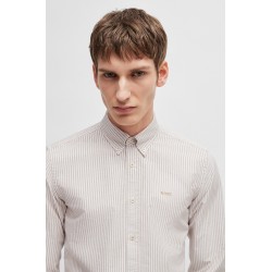 Chemise Slim en Oxford BOSS