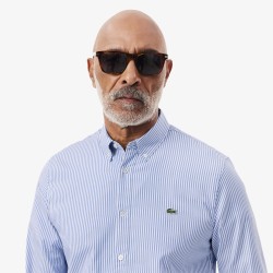 Chemise regular coton rayée LACOSTE