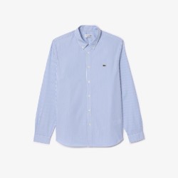 Chemise regular coton rayée LACOSTE