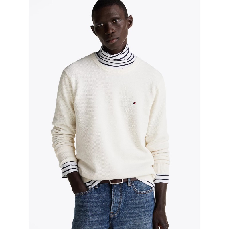 Pull en maille texturée TOMMY HILFIGER