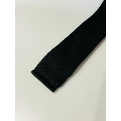 Cravate en maille tricotée