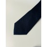 Cravate en soie faux uni