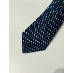 Cravate en soie faux uni