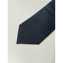 Cravate en soie faux unie